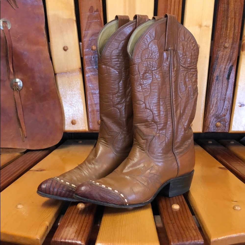 Vintage Tony Lama cowboy boots